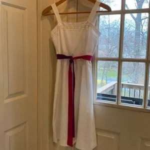 Lord & Taylor | Dresses | Vintage White Linen And Lace Wedding Dress |  Poshmark